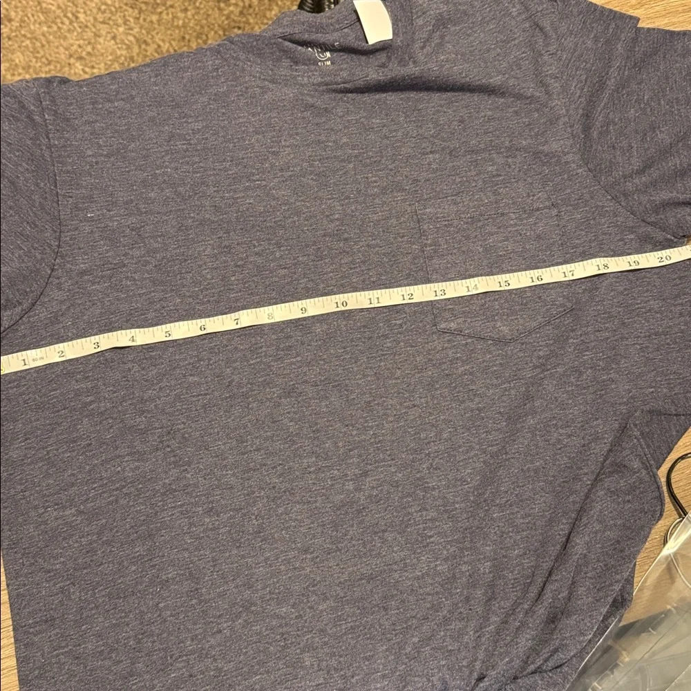 J. Crew shirt NWT‎ size Large Navy Heather T-Shirt sim fit lightweight